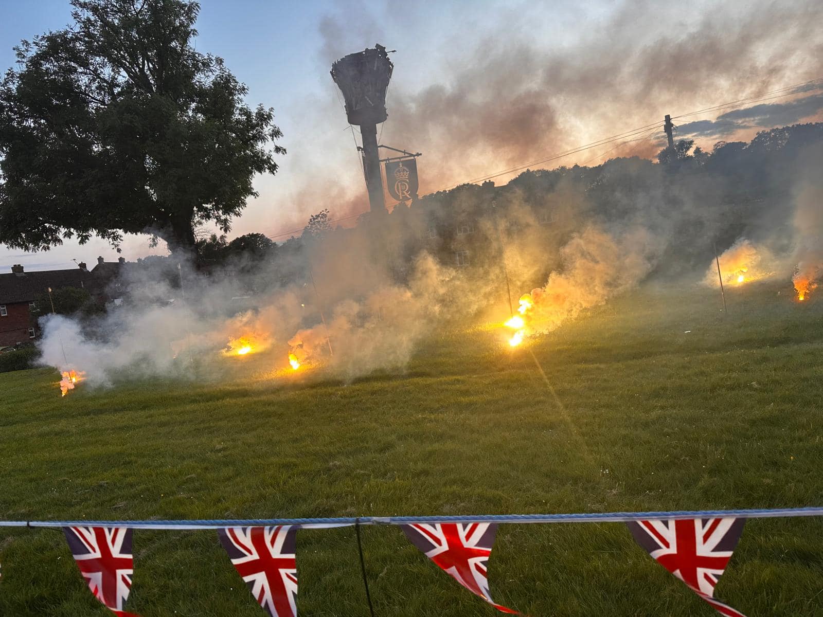 Community bonfire event