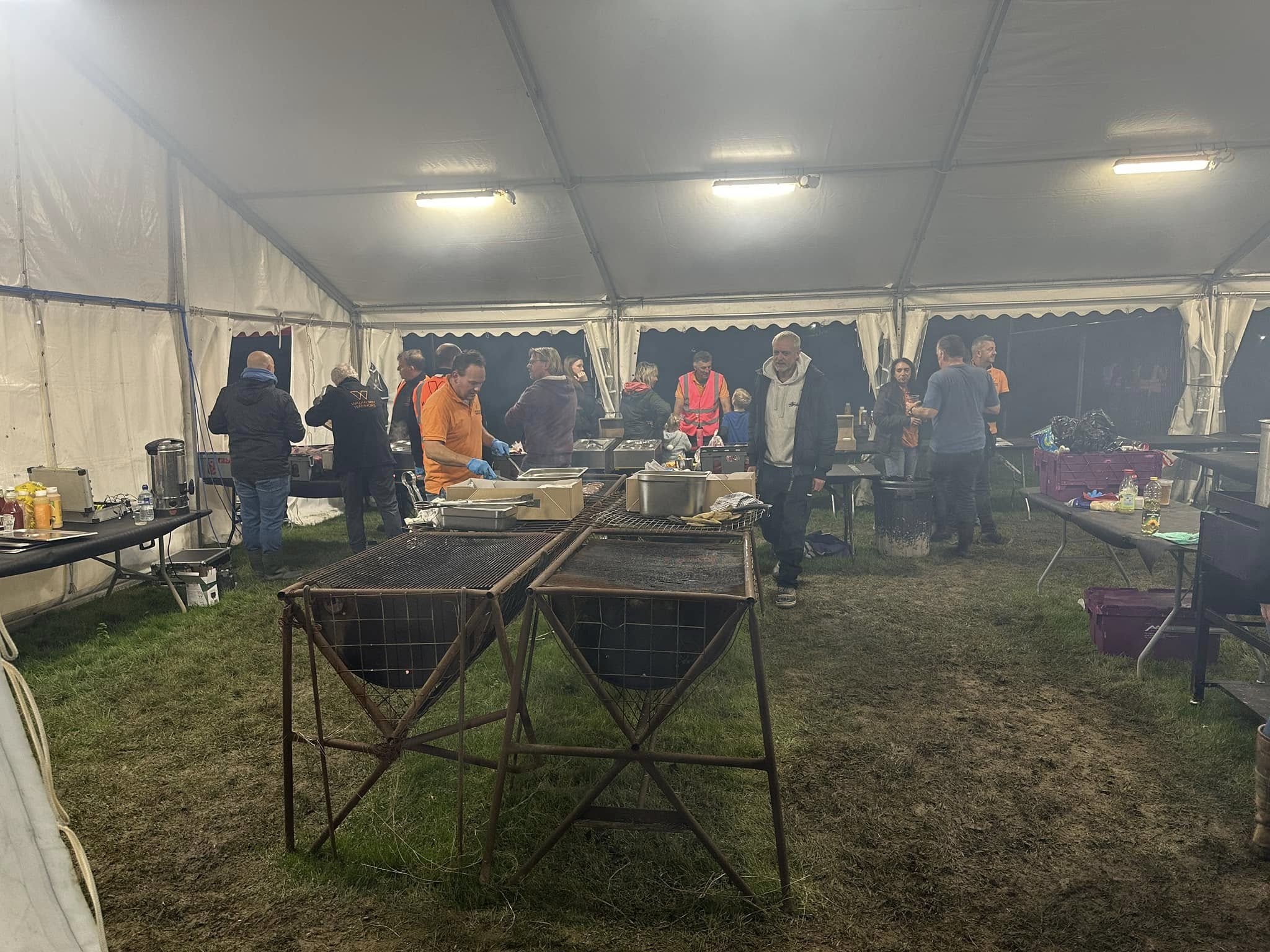 Event catering setup